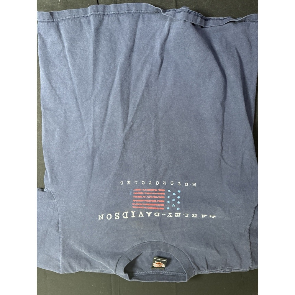 Vintage Y2K Harley-Davidson Johnson City TN Navy Blue Tee‎ L